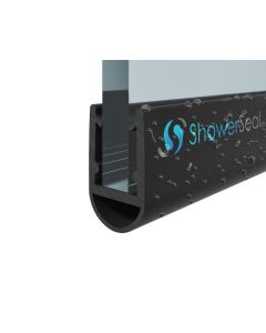 Shower Seal B5 4-6mm Glass BLACK
