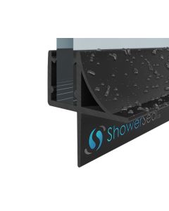 Shower Seal D1 4-6mm Glass BLACK