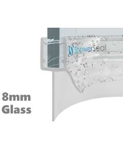 Curved Shower Seal H1 8mm Glass